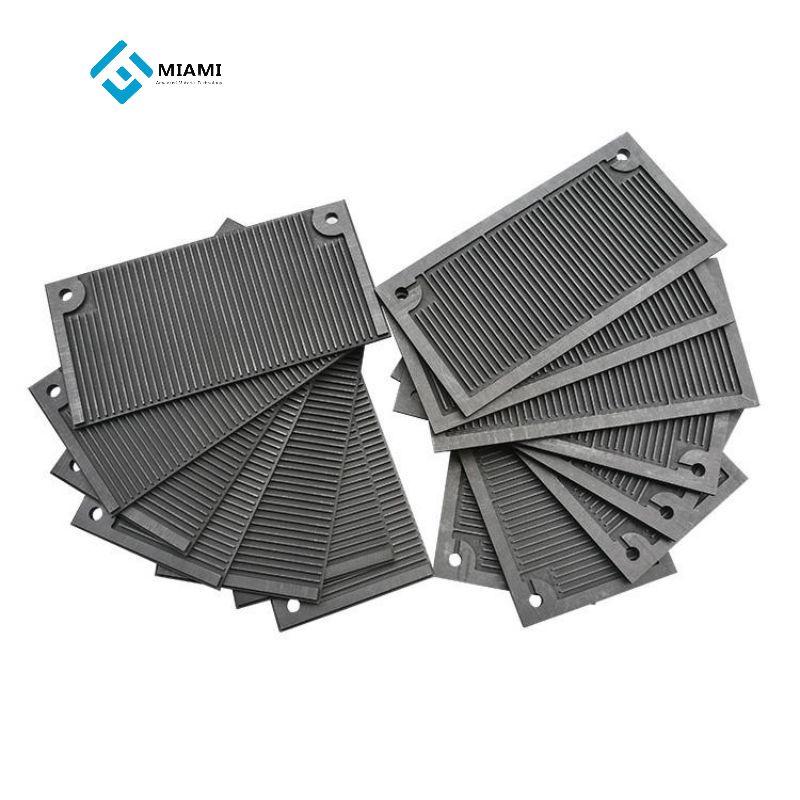 Materiais de placa bipolar de células de combustível e preparação