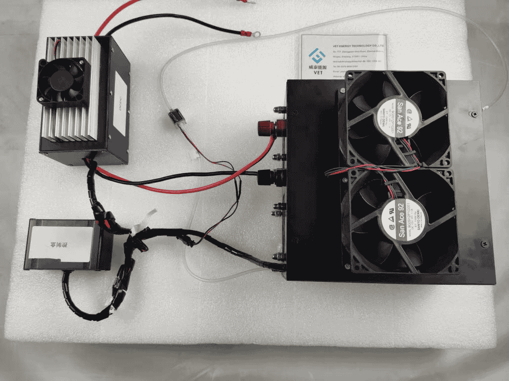 Como funciona uma pilha de células a combustível de hidrogênio？