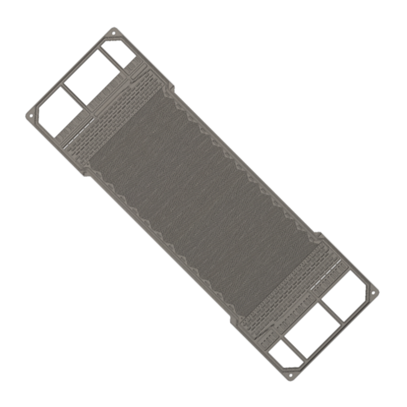 Acessórios para células a combustível de hidrogênio Metal Baffle Fuel Cell Bipolar Plate