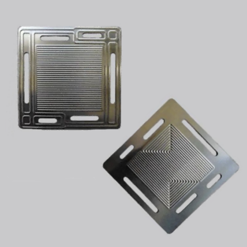 Placa bipolar de metal para acessórios de eletrolisador de água alcalina