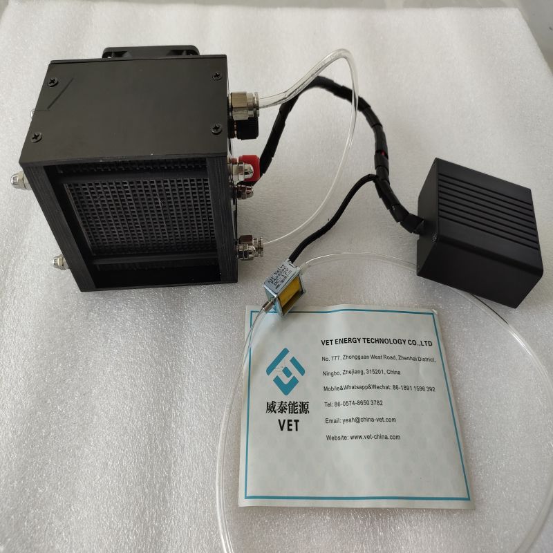 Célula de combustível de hidrogênio Pemfc 12v para drone 100w pilha de célula de combustível de hidrogênio bipolar de metal
