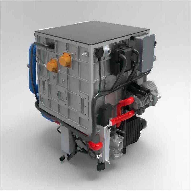 Pilha de célula de combustível de hidrogênio refrigerada a água 100KW para uso automotivo